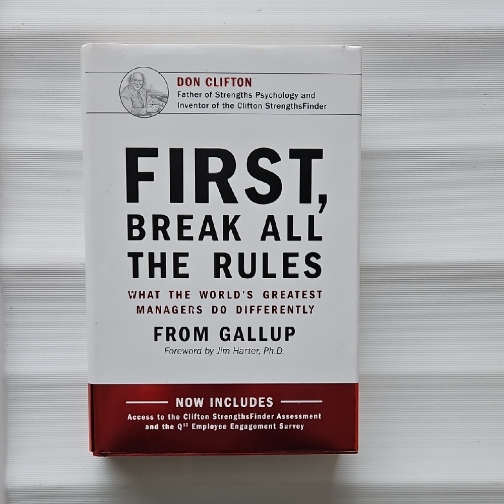 First, Break All the Rules Book by Gallup